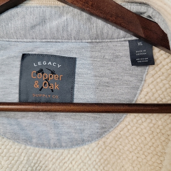 Legacy Copper & Oak NWOT Soft Cream Button-Up Sweater Jacket - WOMEN'S SIZE XL - Picture 4 of 11